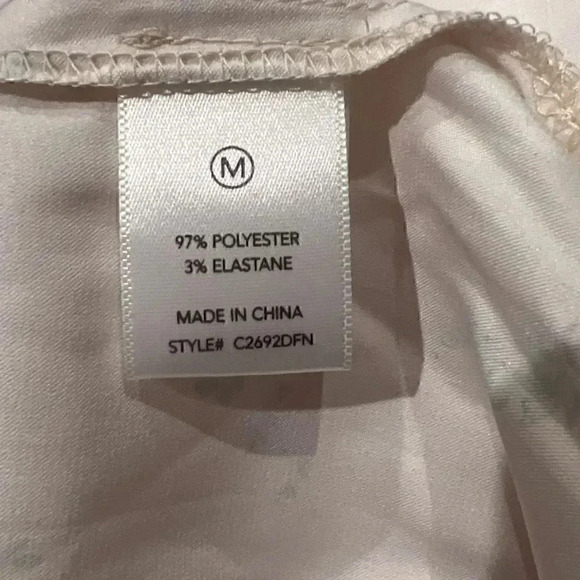 NWT Fashion Nova Midi Dress Cream with Floral Pattern Size Medium - Picture 6 of 8